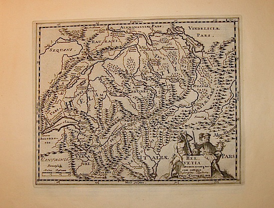 Cluver Philipp (Cluverius Philippus) Helvetia conterminarumq. terrarum antiqua descriptio 1678 Braunschweig 